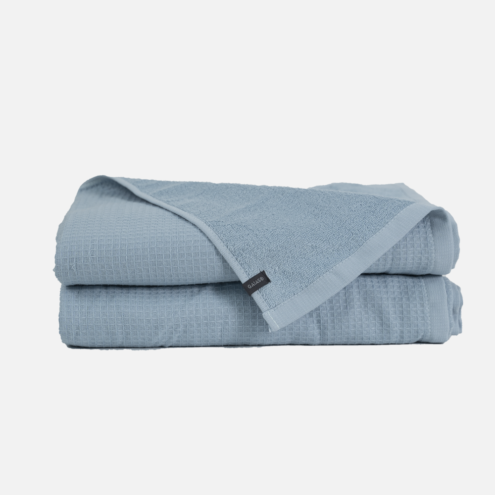 Waffle Terry Travel Towel | Quick-Dry Lightweight Bath Towel